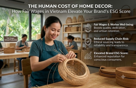 The Human Cost of Home Decor: How Fair Wages in Vietnam Elevate Your Brand's ESG Score